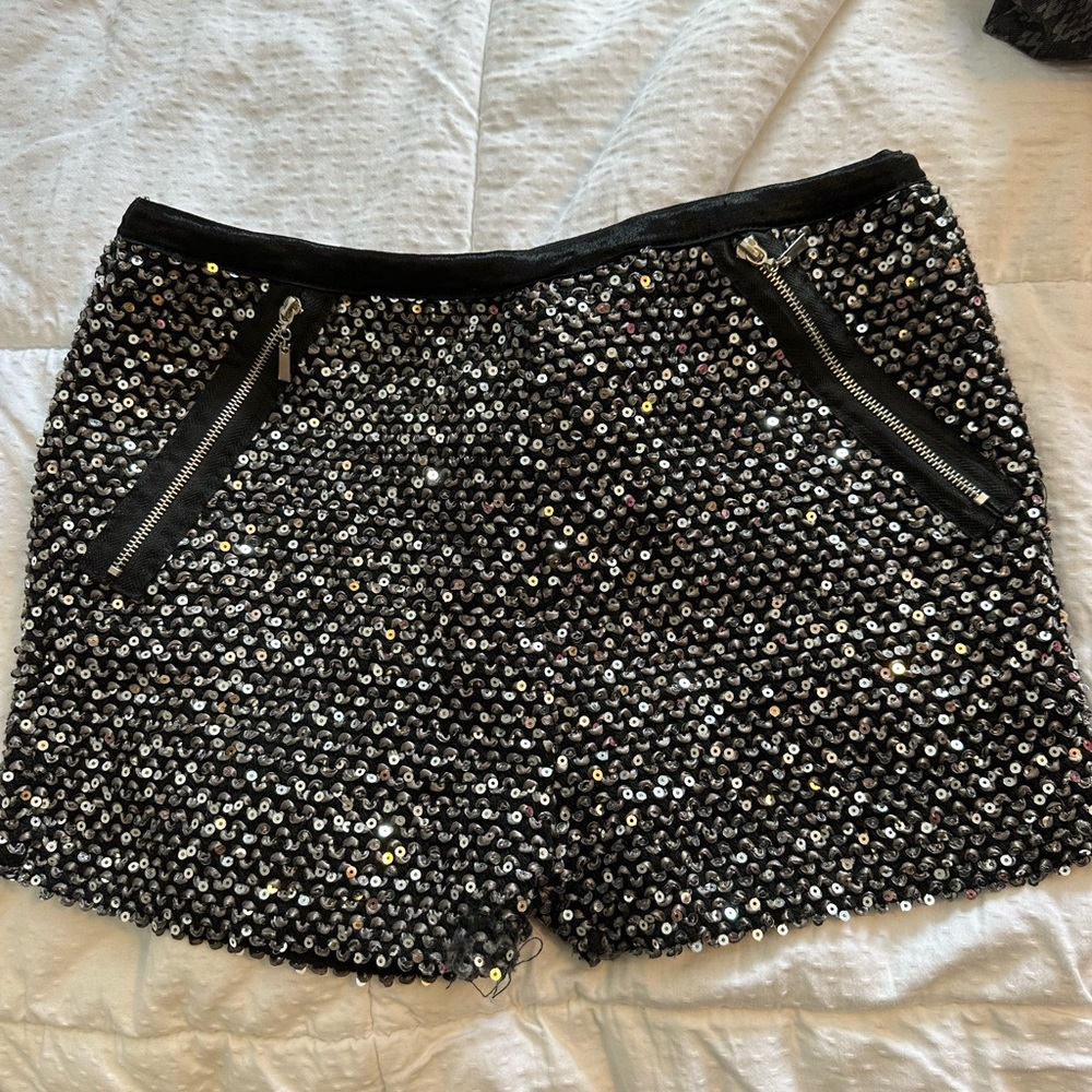 Sequin Shorts- stretchy!